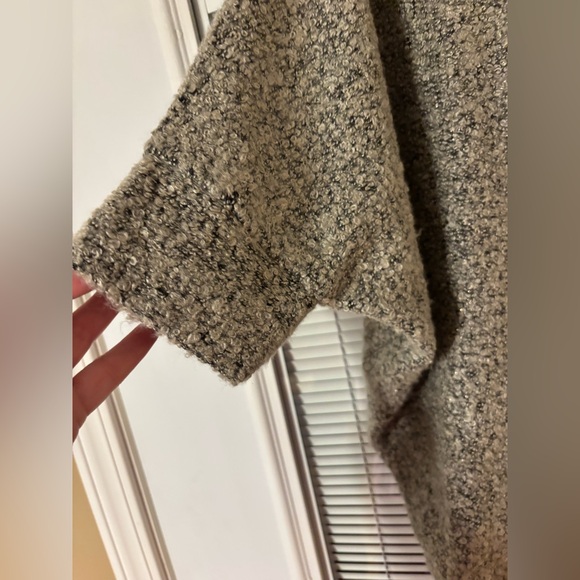 LOFT Women's Textured Cowl Neck Sweater - Black and Gray - Picture 9 of 11